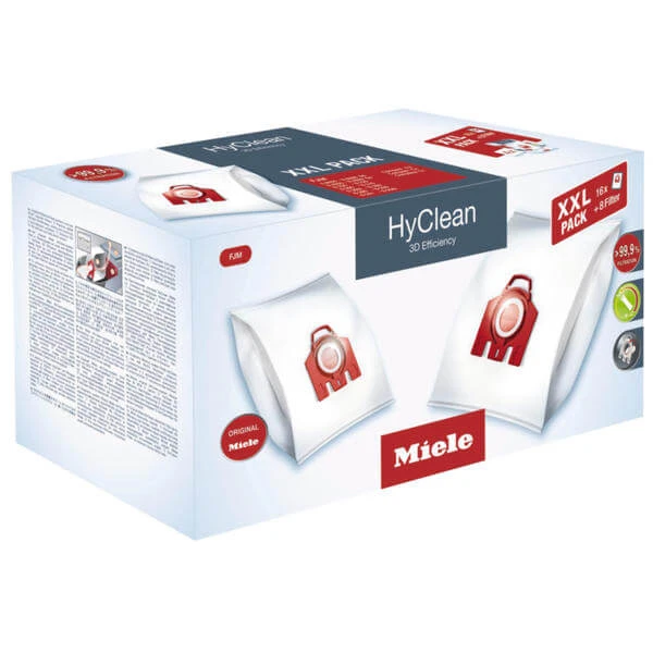 Miele Staubbeutel Typ FJM HyClean 3D Efficiency XXL-Pack - 16 Staubbeutel - Staubbeutel 3 Miele Staubbeutel Typ FJM HyClean 3D Efficiency XXL-Pack - 16 Staubbeutel - Staubbeutel