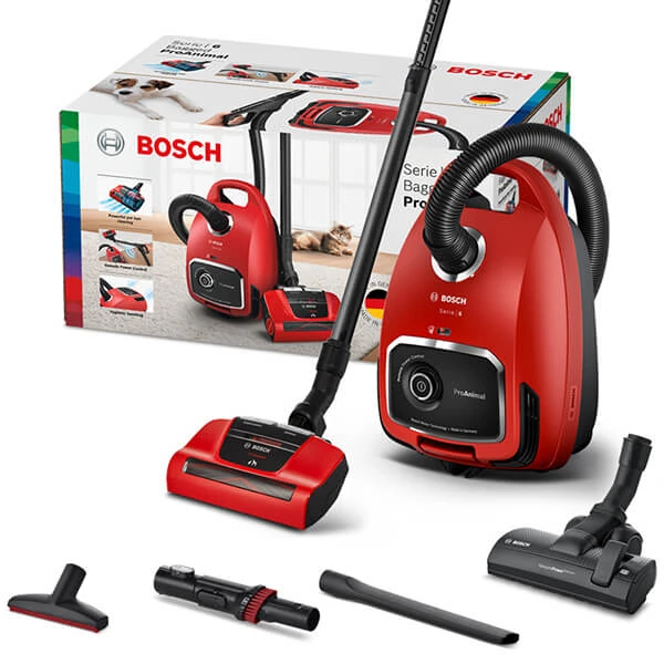 Bosch ProAnimal, Rot - Staubsauger Mit Beutel 3 Bosch ProAnimal, Rot - Staubsauger Mit Beutel